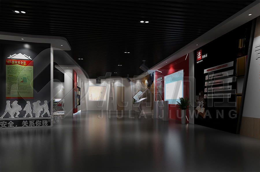 ?校園普法禁毒教育展廳，智慧普法宣傳教育展館設(shè)備展示