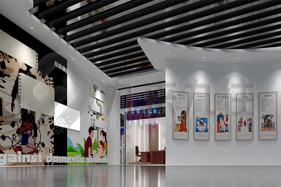 法制教育基地建設(shè)，法制教育展廳產(chǎn)品，法院法制教育展廳平面設(shè)計(jì)