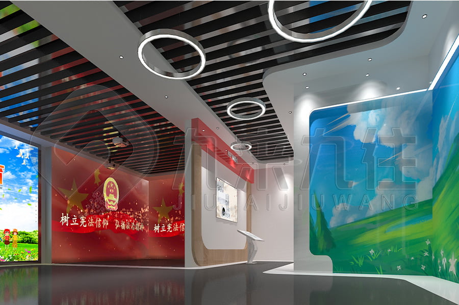 法制宣傳教育館，普法教育，展廳設(shè)計，多媒體設(shè)備