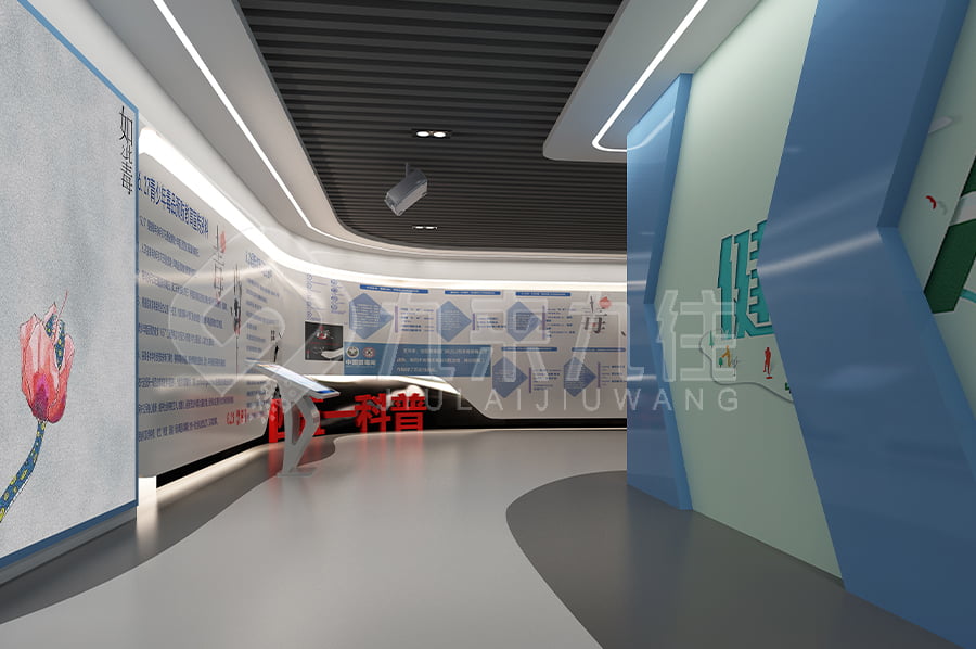 毒品預(yù)防教育基地，高科技禁毒展廳布置公司，未來(lái)展廳