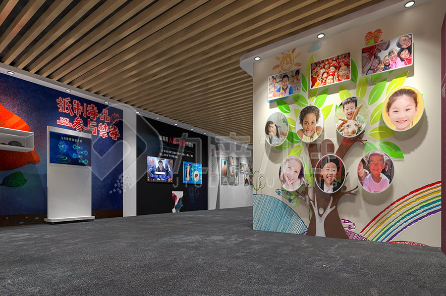 毒品預(yù)防基地建設(shè)，智慧禁毒展廳裝修公司，禁毒基地方案公司