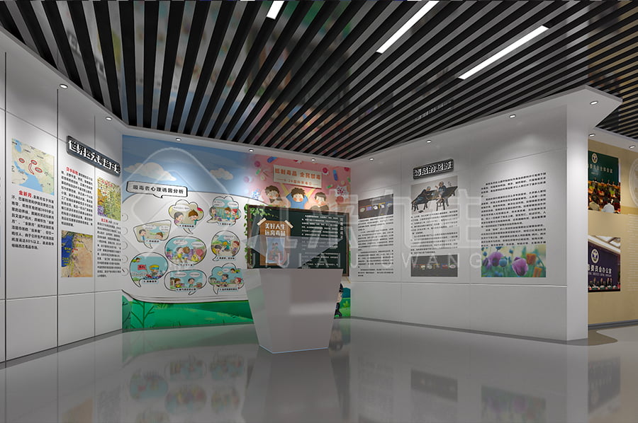 毒品預(yù)防教育基地，未成年禁毒教育展廳，禁毒展館，實(shí)施方案