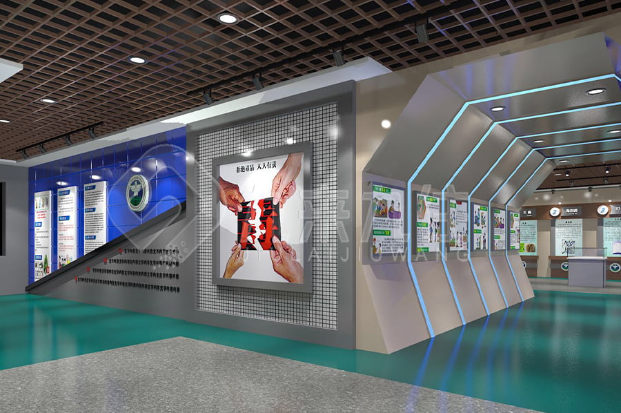 禁毒防艾宣傳展廳，多媒體禁毒防艾展館產(chǎn)品，禁毒防艾警示展館升級改造公司