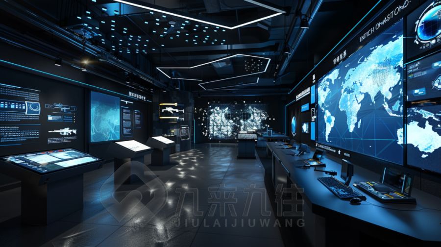 現(xiàn)代國(guó)防宣教展廳設(shè)計(jì),互動(dòng)式軍事展館施工,智能化國(guó)防教育空間建設(shè)