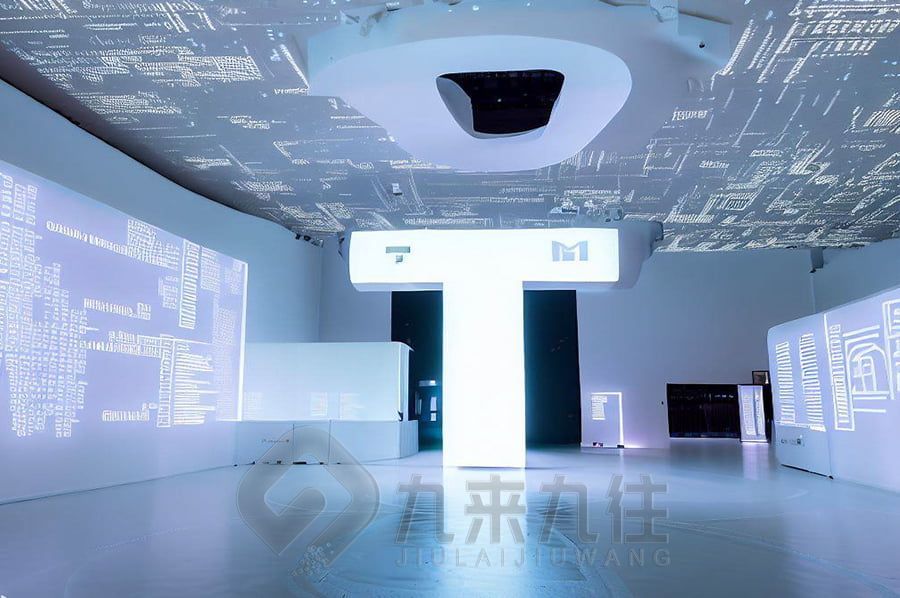 智慧企業(yè)產(chǎn)品體驗(yàn)館設(shè)計(jì),數(shù)字化企業(yè)展廳施工方案,九來(lái)九往多媒體展覽館建設(shè)計(jì)公司