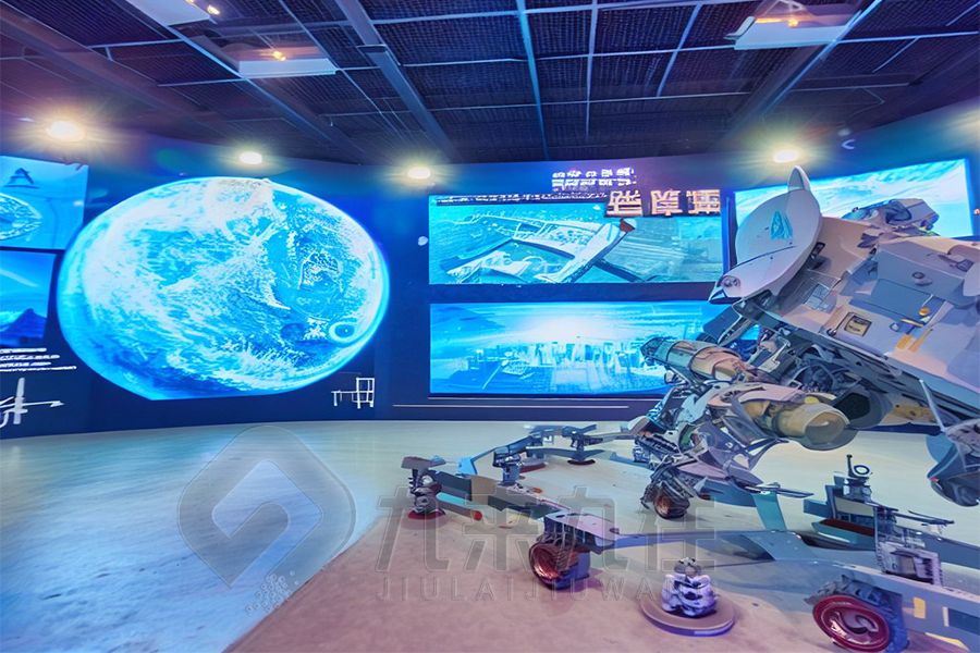 沉浸式國防宣教基地設(shè)計,互動國防展館施工方案,多媒體國防教育展覽館設(shè)計公司