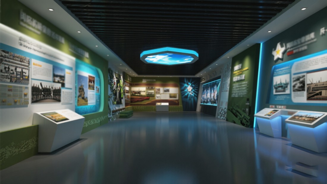 國防教育室展廳，國防教育研學(xué)基地