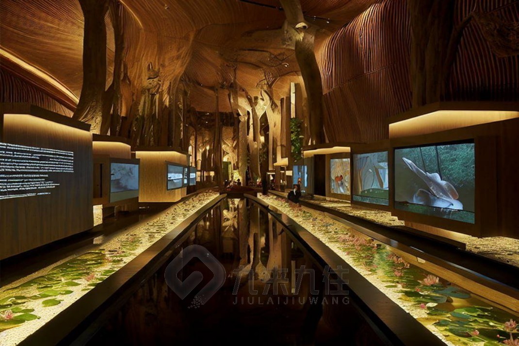 自然展廳，垃圾分類展廳