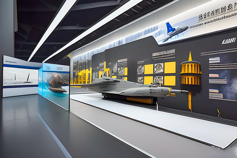 國防人防宣教體驗(yàn)館設(shè)計效果圖