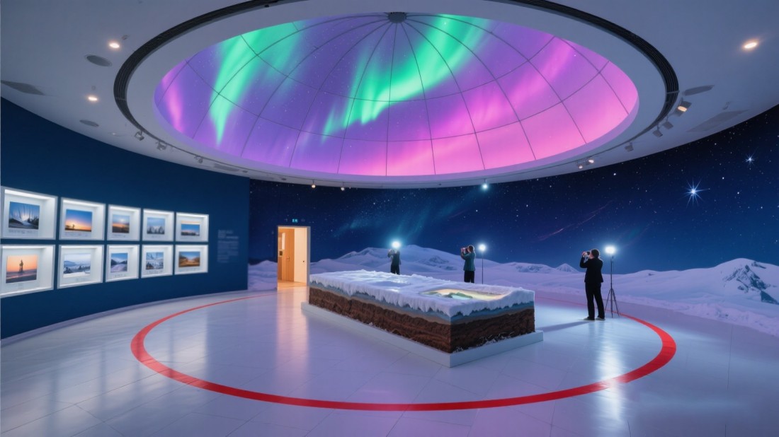 互動(dòng)化石博物館效果圖